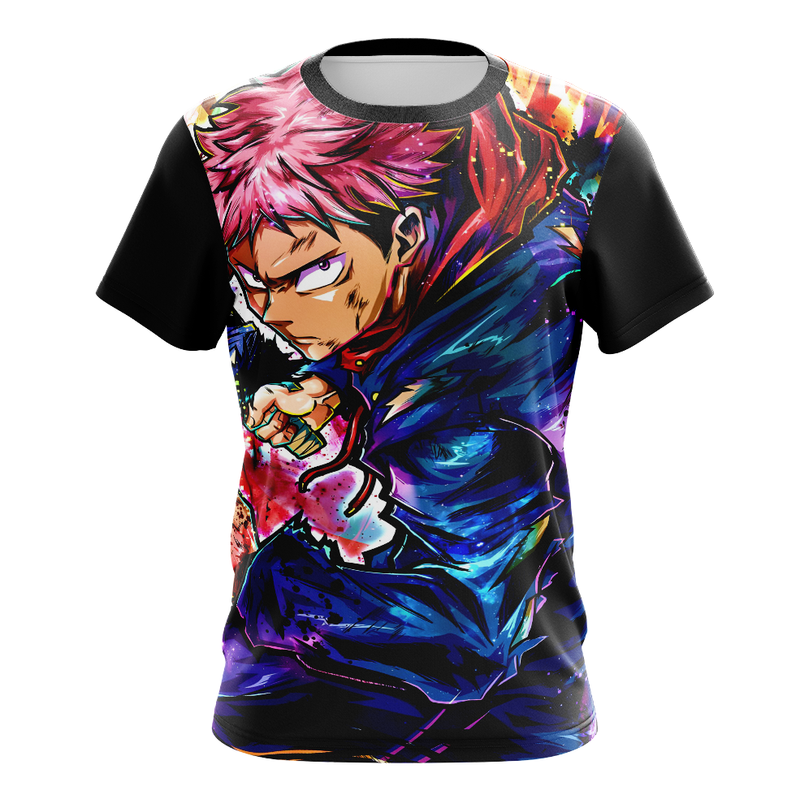 Camisa / Camiseta Yuji Itadori Anime Jujutsu Kaisen Manga Longa