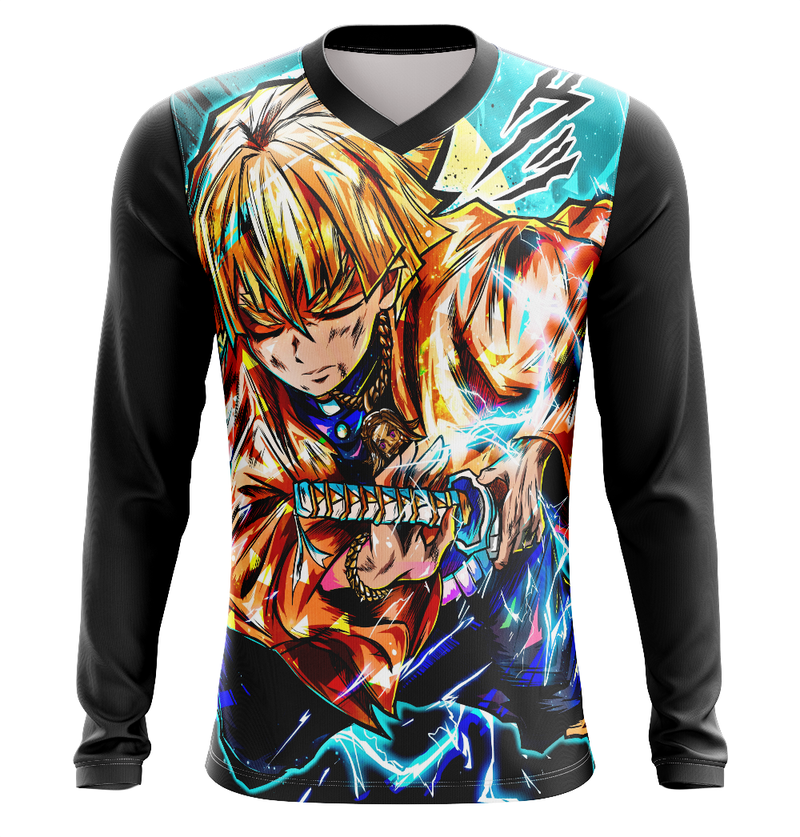 Camisa / Camiseta Zenitsu Agatsuma Anime Demon Slayer Manga Curta