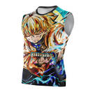 Camisa / Camiseta Zenitsu Agatsuma Anime Demon Slayer Manga Curta
