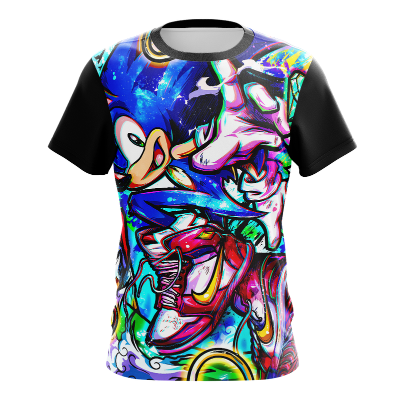 Camisa / Camiseta Sonic 2 Filme Manga Longa