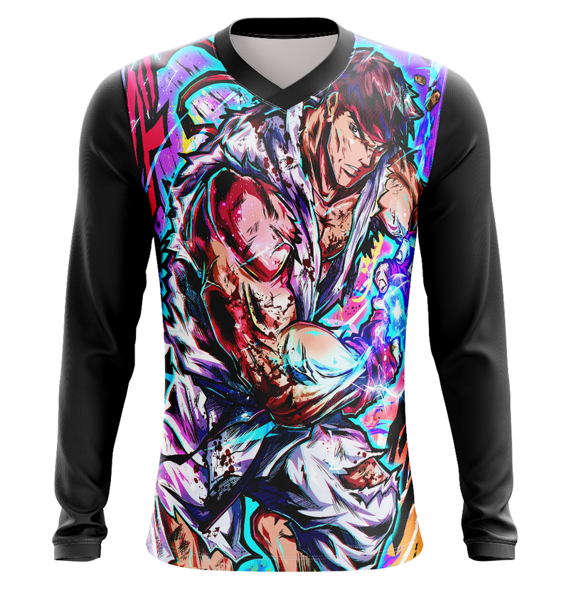 Camisa / Camiseta Ryu Street Fighter Manga Curta