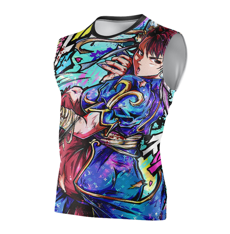 Camisa / Camiseta Chun-Li Street Fighter Manga Curta