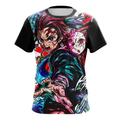 Camisa / Camiseta Tanjiro Anime Demon Slayer Manga Curta