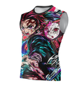 Camisa / Camiseta Tanjiro Anime Demon Slayer Regata