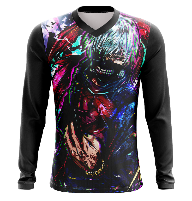 Camisa / Camiseta Kaneki Anime Tokyo Ghoul Regata