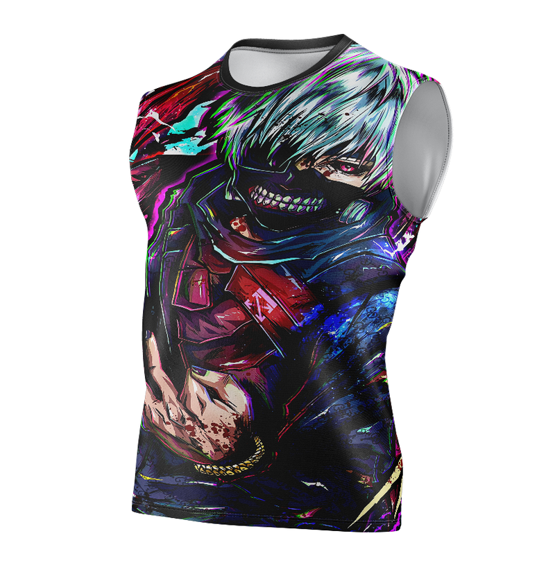 Camisa / Camiseta Kaneki Anime Tokyo Ghoul Manga Longa