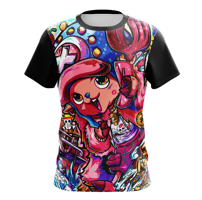 Camisa / Camiseta Chopper Anime One Piece Manga Curta