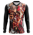 Camisa / Camiseta Ken Masters Street Fighter Manga Longa