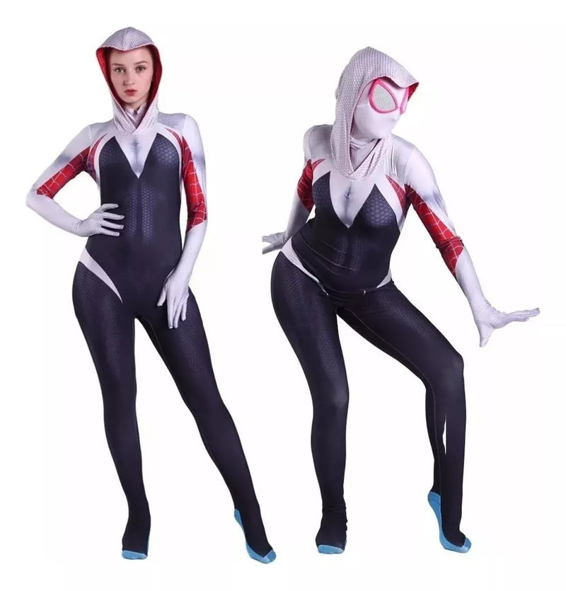 Fantasia Meninas Spider Gwen Aranha Cosplay  Aranha Infantil