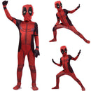 Fantasia Deadpool Clássico Cosplay Traje Luxo Adulto e Infantil