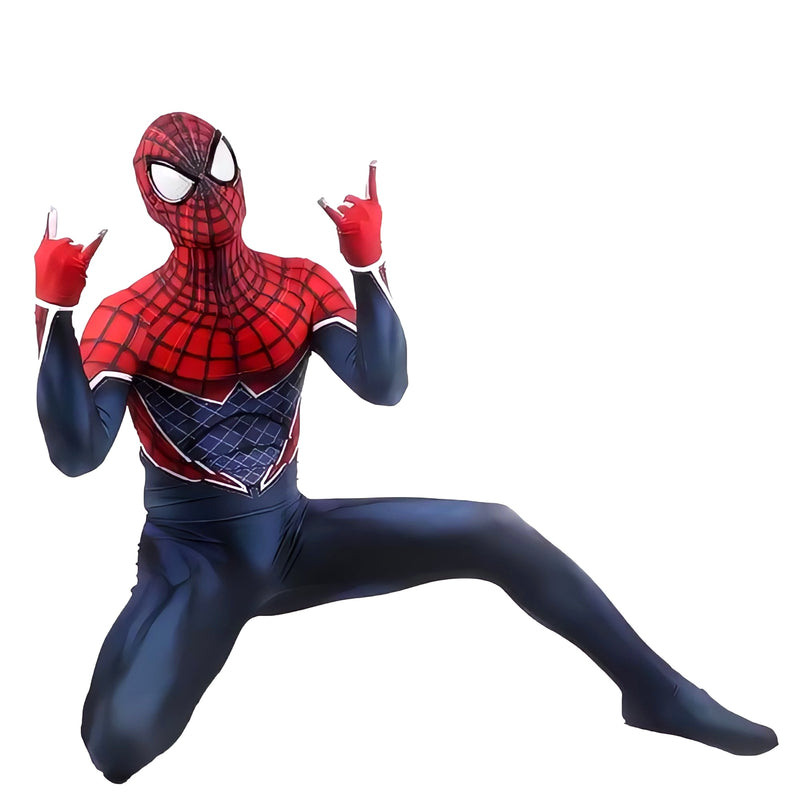 Fantasia Homem-Aranha Spider Punk Game Cosplay Traje Luxo Profissional