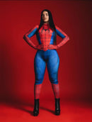 Fantasia Feminina Filme Homem Aranha: Novo Dia Traje Mulheres Cosplay Luxo