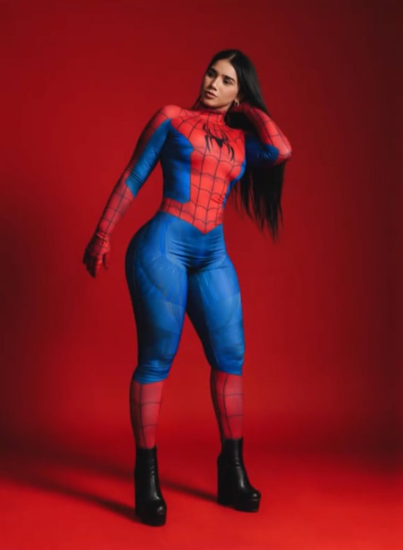 Fantasia Feminina Filme Homem Aranha: Novo Dia Traje Mulheres Cosplay Luxo