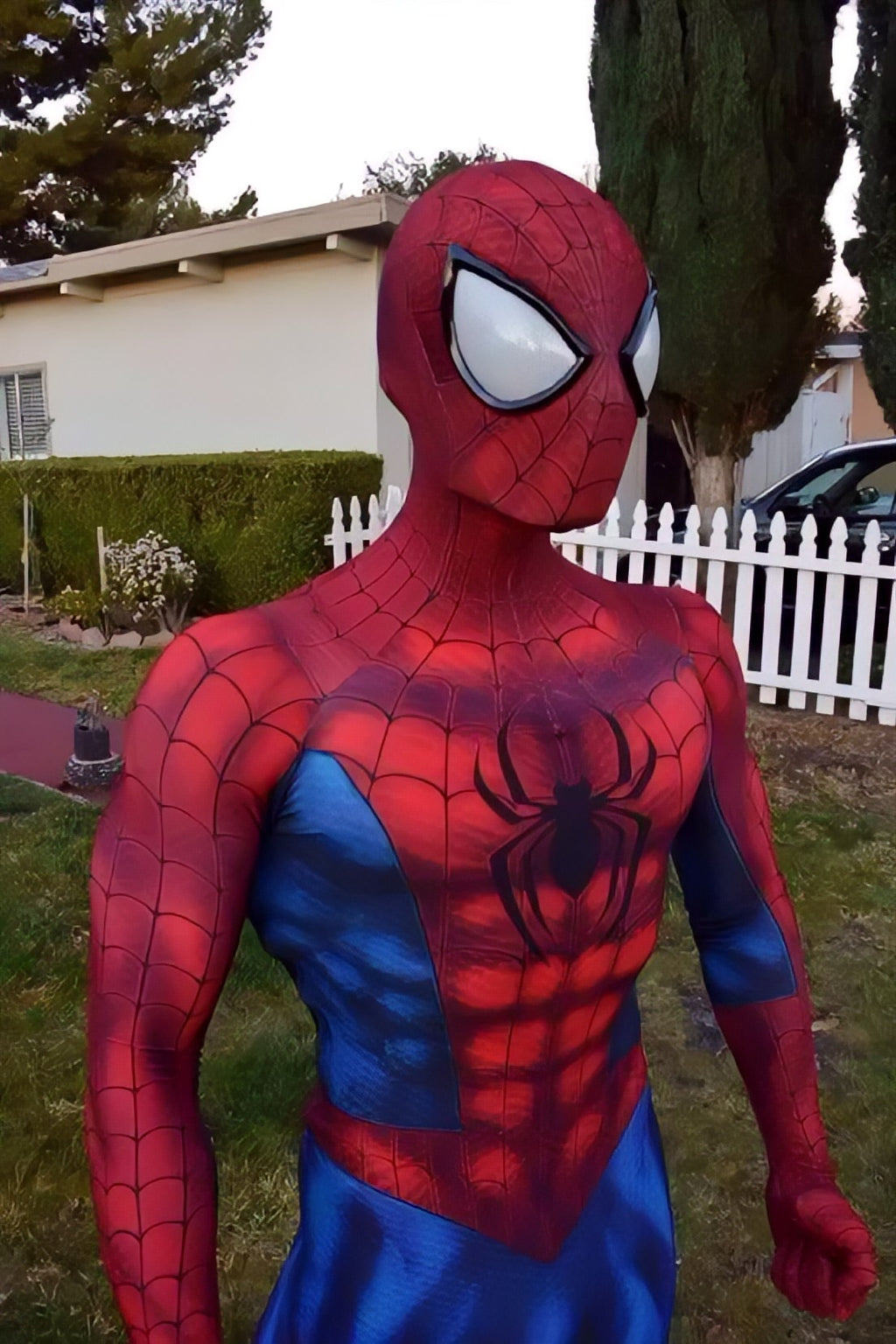 Fantasia Masculina Homem Aranha Clássico Adulto Cosplay Traje Luxo Tob