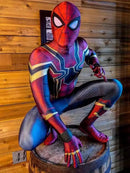 Fantasia Homem-Aranha de Ferro Vingadores Adulto Cosplay Traje Luxo