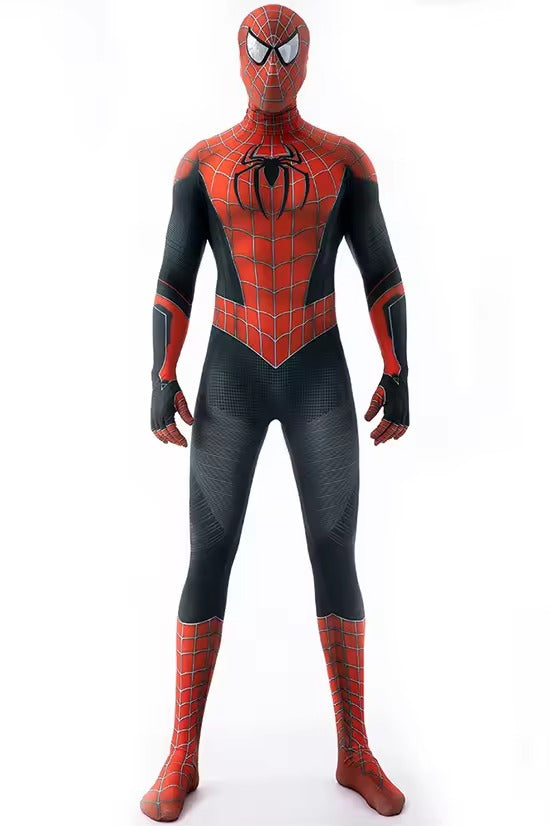 Fantasia Homem-Aranha Tobey Traje Híbrido Raimi Cosplay Luxo Traje Profissional