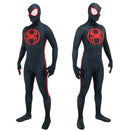 Fantasia Cosplay Miles Morales Aranhaverso 2 Filme Traje Luxo com Lentes