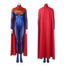 Fantasia Feminina Supergirl Super Moça Kara Com Capa Traje Luxo Cosplay Mulheres