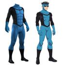 Fantasia Invencível Traje Azul Blue 3° Temporada Cosplay Luxo Profissional