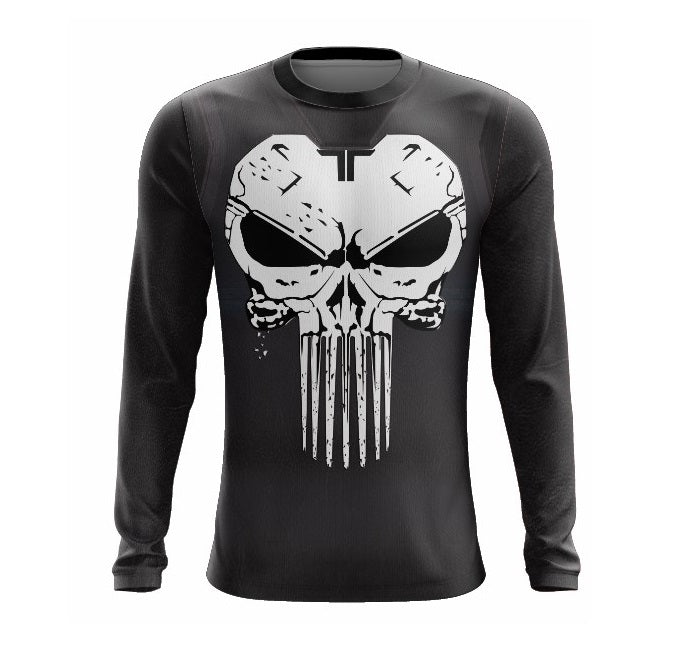 Camisa / Camiseta Justiceiro The Punisher - Manga Longa