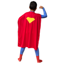 Fantasia Infantil Superman Legacy Filme Traje com Capa Infantil Crianças
