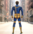Fantasia Realista Ciclope X-Men Traje Cosplay Com Touca