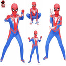 Fantasia Infantil Homem-Aranha Game ps4/ ps5 Cosplay Crianças Traje Luxo