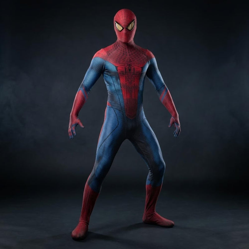 Fantasia Homem-Aranha Filme TASM Andrew Garfield Cosplay Traje Profissional