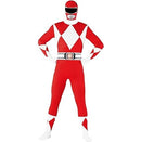 Fantasia Power Rangers Amarela Clássico Adulto Cosplay Traje Eventos e Festas