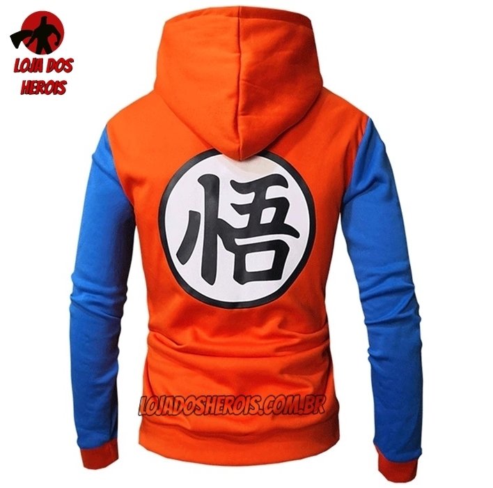 Jaqueta Blusa Casaco - Goku Dragon Ball Clássico