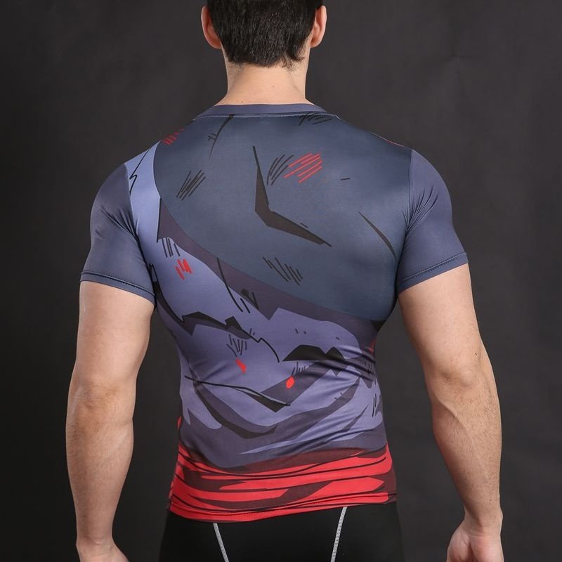 Camisa / Camiseta Hash Guard Goku Black Batalha - Dragon Ball Super Compressão