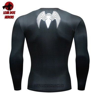 Camiseta/Camisa Venom Manga Compressão Hash Guard