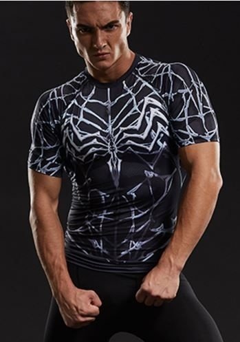 Camisa / Camiseta Hash Guard Compressão Venom Homem Aranha - Modelo 2
