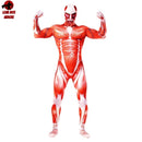 Fantasia Cosplay Titan Colossal Anime Attack on Titan Traje Completo