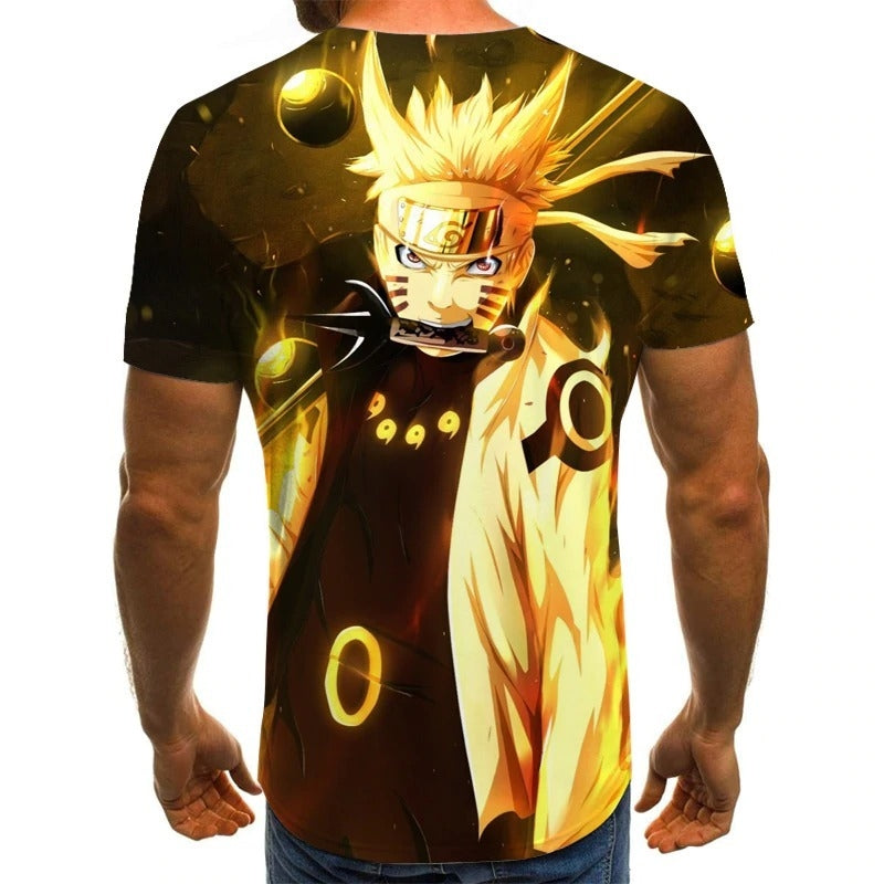 Camisa Camiseta Naruto Rikudou Sennin Impressão 3D Anime Naruto Shippuden