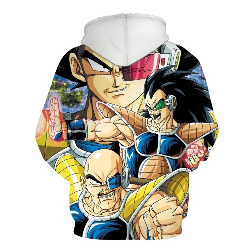 Blusa Jaqueta Capuz Touca Anime Dragon Ball Z Super - Sayajins