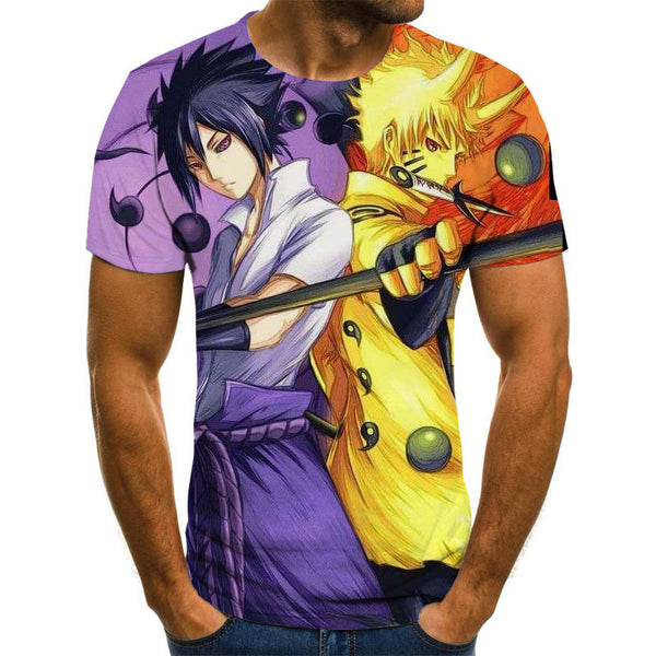 Camiseta Sasuke Uchiha Narut Mangá Desenho Anime Otaku 960 no Shoptime