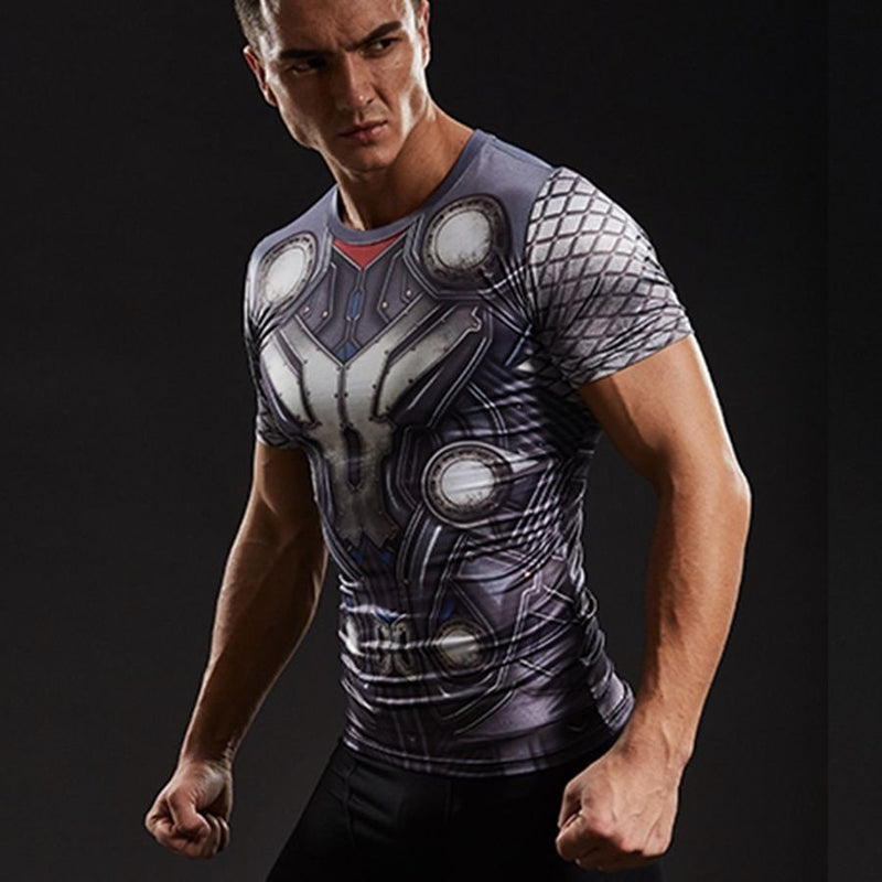 Camisa / Camiseta Hash Guard Thor Guerra Infinita Vingadores Compressão