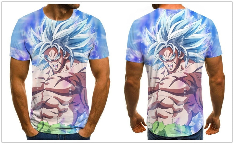Camisa Camiseta Broly Ssj Dragon Ball Super Anime Impressão 3D Full