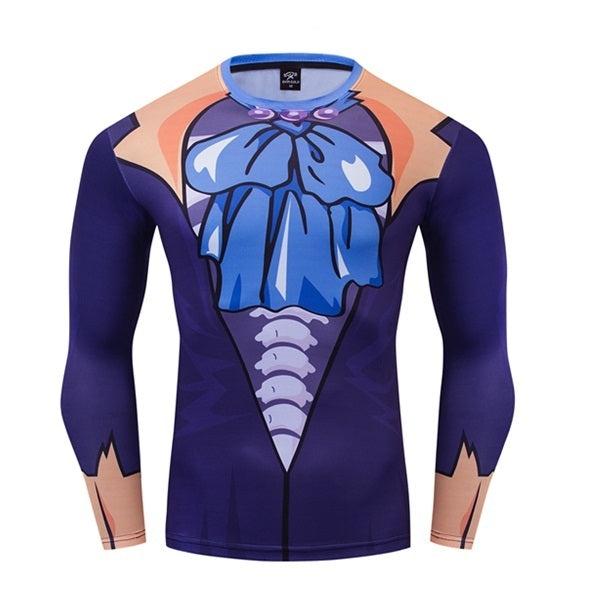 Camisa / Camiseta Brook Anime One Piece Manga Longa