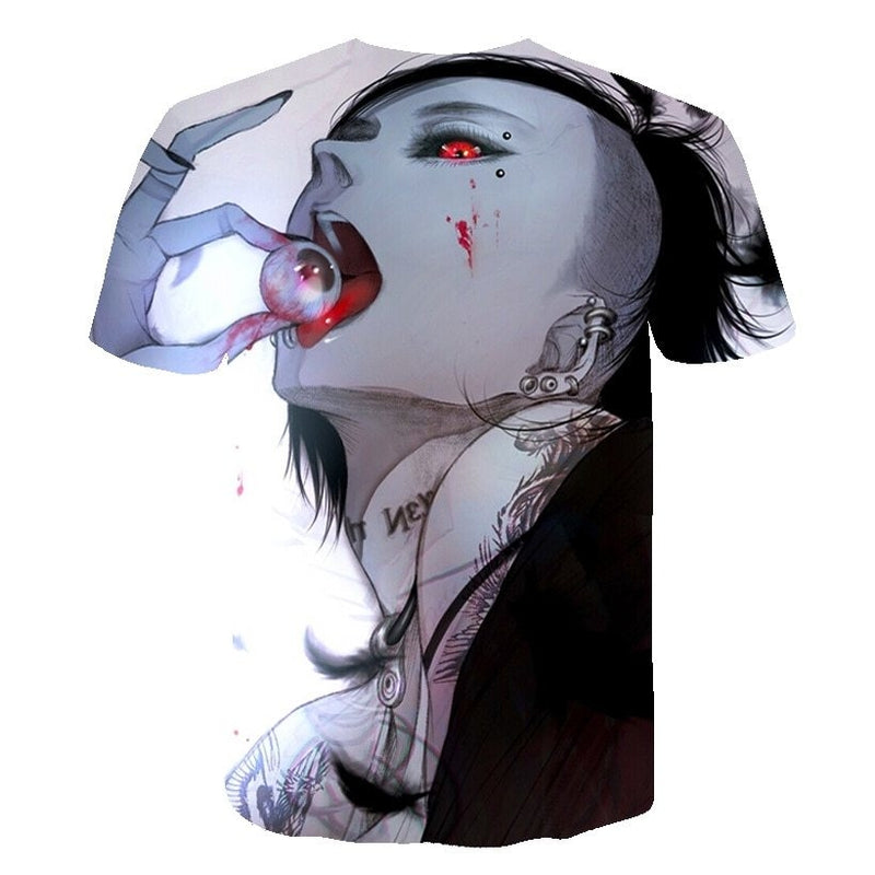 Camisa Camiseta Impressão 3D Tokyo Ghoul - Uta Anime