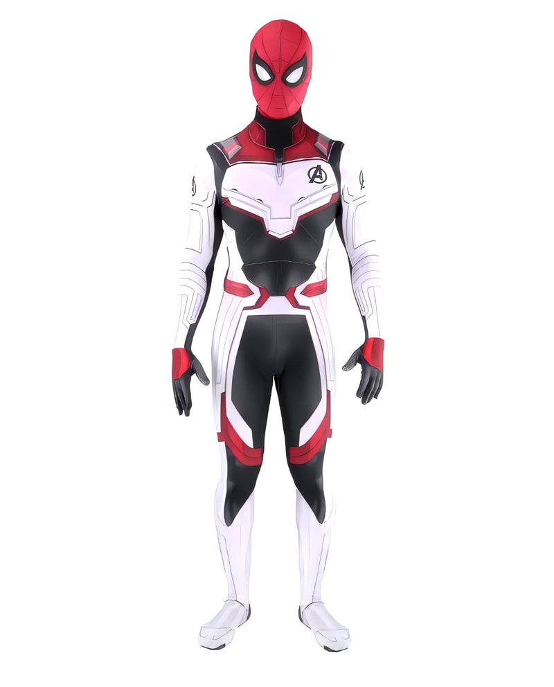 Fantasia Homem-Aranha Uniforme Quantum Vingadores Cosplay Traje Luxo Profissional