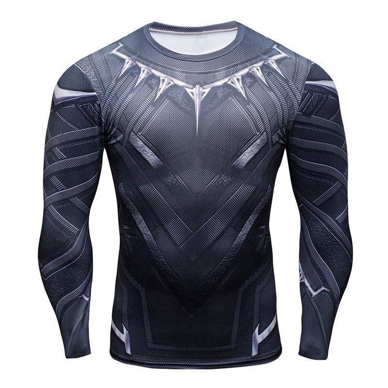 Camisa / Camiseta Hash Guard Compressão Pantera Negra - Os Vingadores