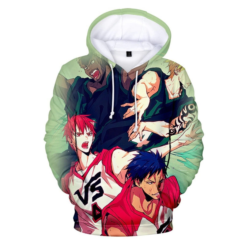 Blusa Jaqueta 3D Full Aomine e Akashi Kuroko No Basket Anime Top