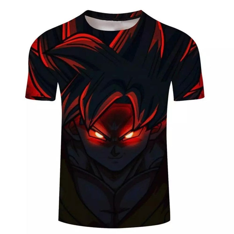 Camisa Camiseta Impressão 3D Goku Ssj Blue Dragon Ball Super Estilo Clássico