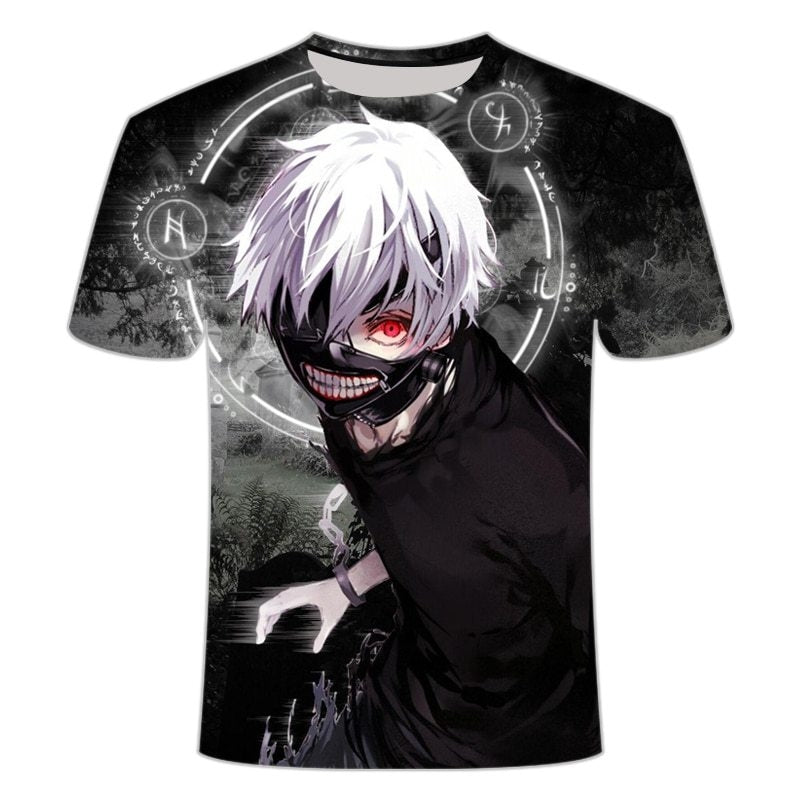 Camisa Camiseta Impressão 3D Tokyo Ghoul - Kaneki Prisão Anime