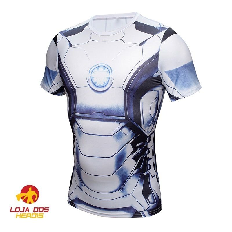 Camisa / Camiseta Hash Guard Compressão Homem De Ferro - Mark l