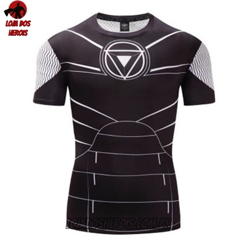 Camisa/Camiseta Hash Guard Tony Stark Desenho Compressão Segunda Pele