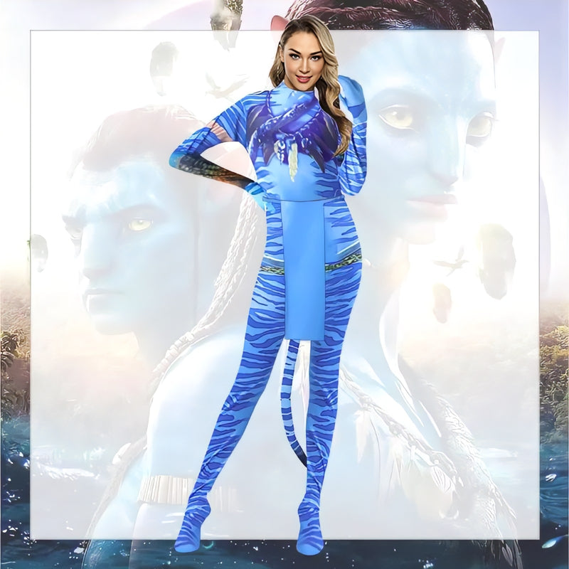 Fantasia Feminina Avatar Filme 2 Cosplay Traje Luxo Profissional