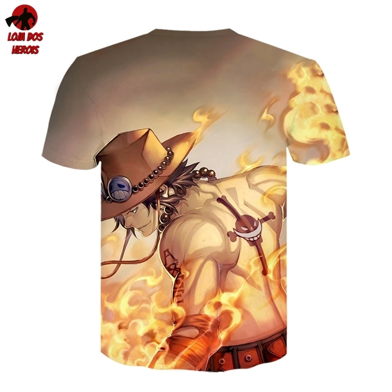Camisa Camiseta Full 3d Anime Desenho